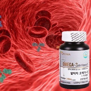 캐나다 직수입 건강기능식품 알티지 rTG 동물성 오메가3 비타민E 90캡슐 EPA DHA 함유 혈행 혈중 중성지질 기억력 개선