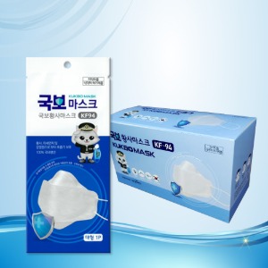 국산 식약처 의약외품 FDA KF94 일회용 보건용 황사 미세먼지 차단 3D입체 4중 필터 마스크 50매