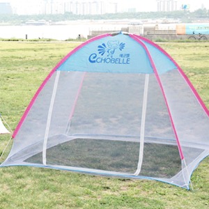 접이식 여름 캠핑용 텐트형 모기장 대형 180x200 야외 실내 방충망 겸용